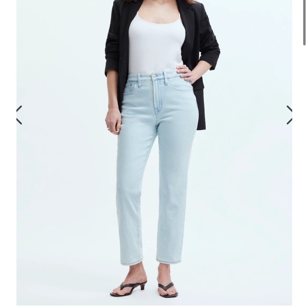 MADEWELL The Curvy Perfect Vintage Straight Jean Ferman Wash 29